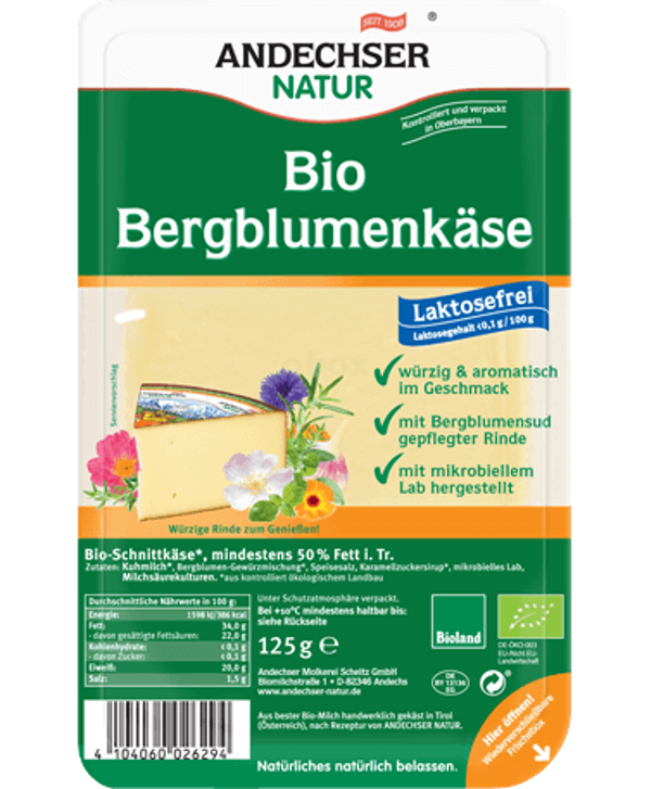 Produktfoto zu Bergblumenkäse BIO